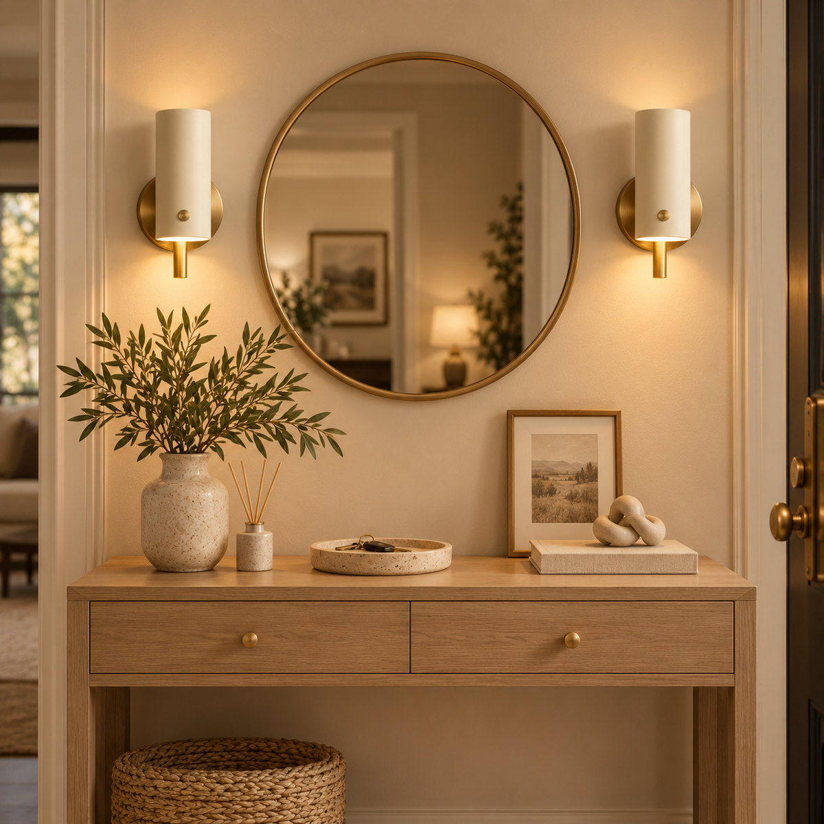 Cordless Adjustable Wall Sconce – Warm LED Accent Light with Remote Control