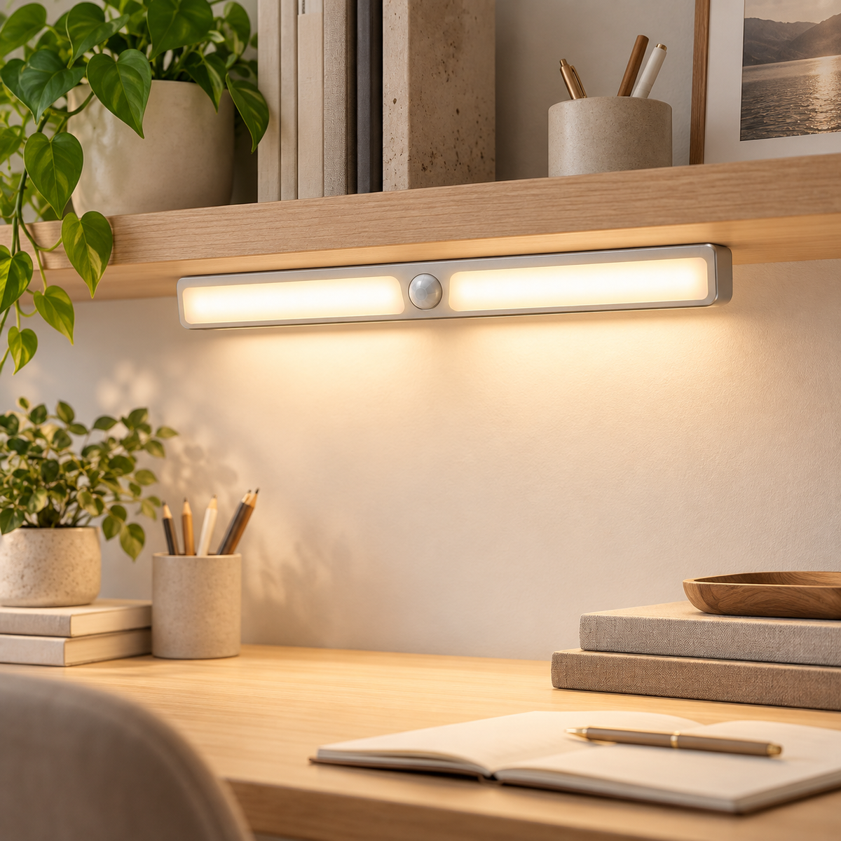 Rechargeable Motion Sensor Under Cabinet Light – Wireless LED Closet & Counter Light